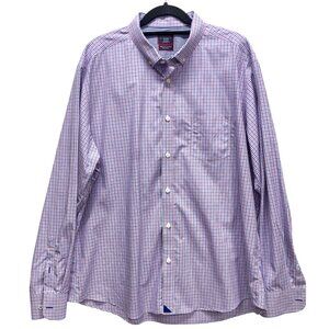 UNTUCKit Monroeville Men's‎ XXL Plaid Shirt Cotton Wrinkle Free Button-Down